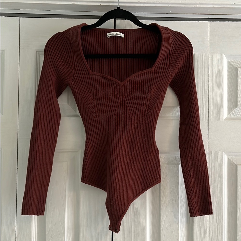 Abercrombie & Fitch Ribbed Sweater Bodysuit